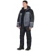 Костюм "ГАСТАРБАЙТЕР-2" зимний: куртка, брюки тёмно-серый с чёрным и СОП